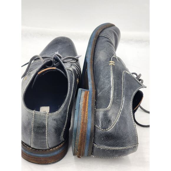 Steve Madden Shoes Mens 12 Leather Dress Cap Toe Lace Modern Gentleman Derby - Picture 10 of 13